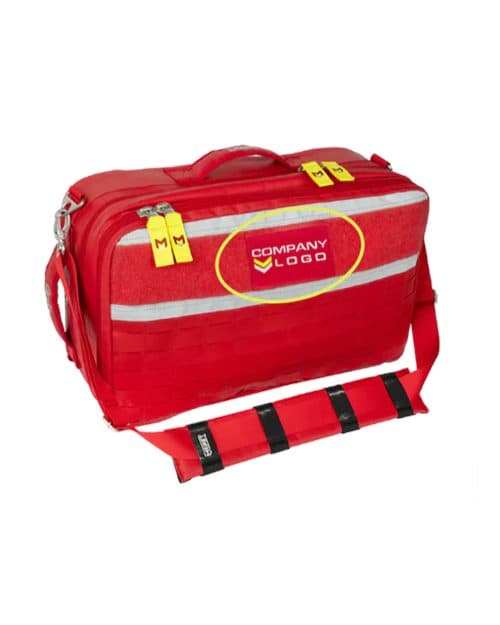 Medium Blank Red Patch - Qty 10