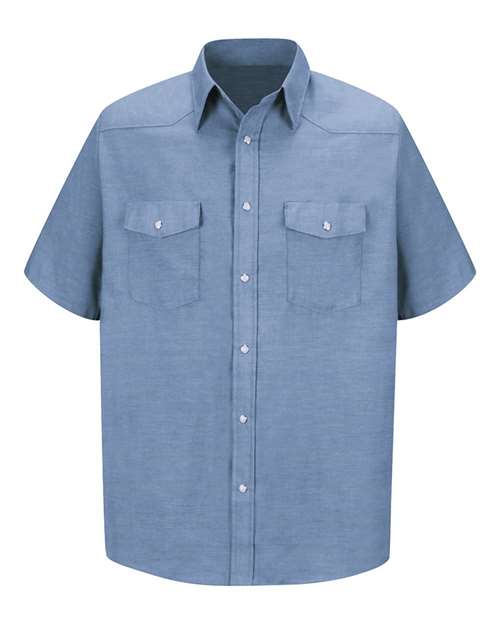 Men's Deluxe Western Style Short Sleeve Shirt