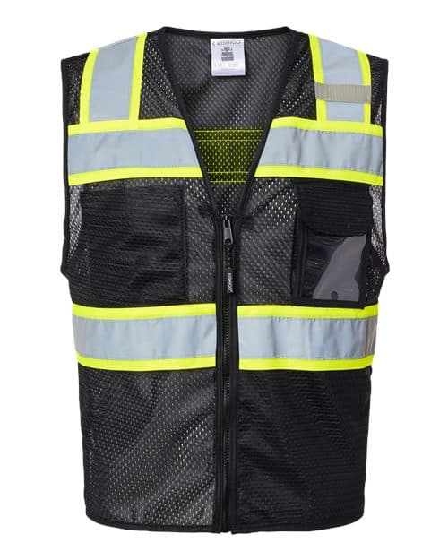 Unisex EV Series® Enhanced Visibility 3 Pocket Mesh Vest