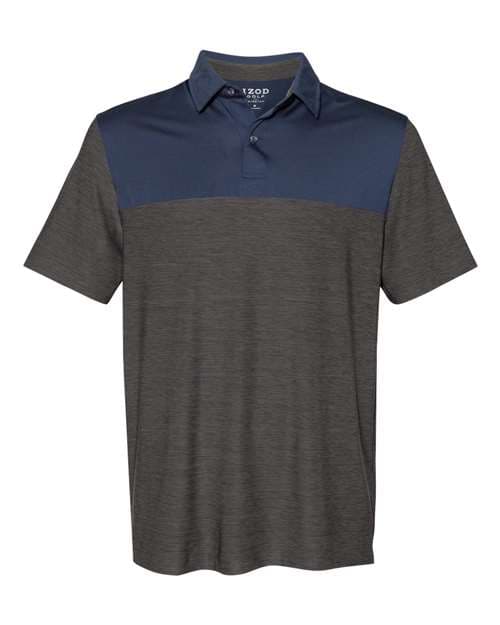 Men's Colorblocked Space-Dyed Polo