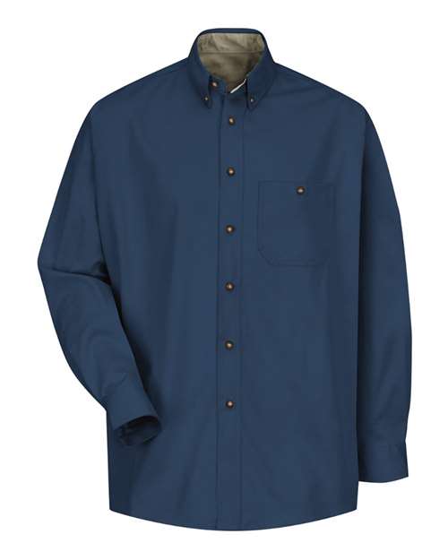 Men's Cotton Contrast Dress Shirt