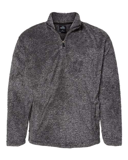 Unisex Boundary Shag Frosty Sherpa Quarter-Zip Pullover