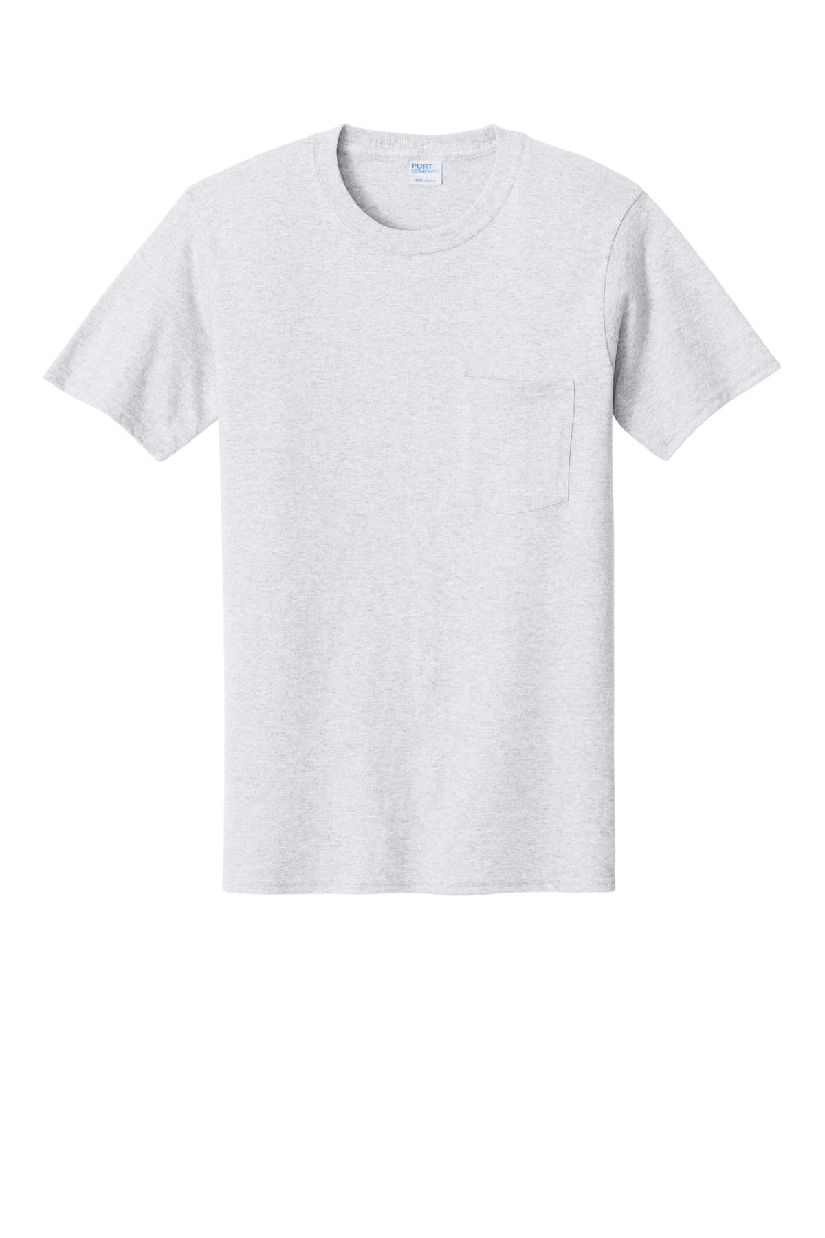 Port & Co Core Cotton Pocket Tee