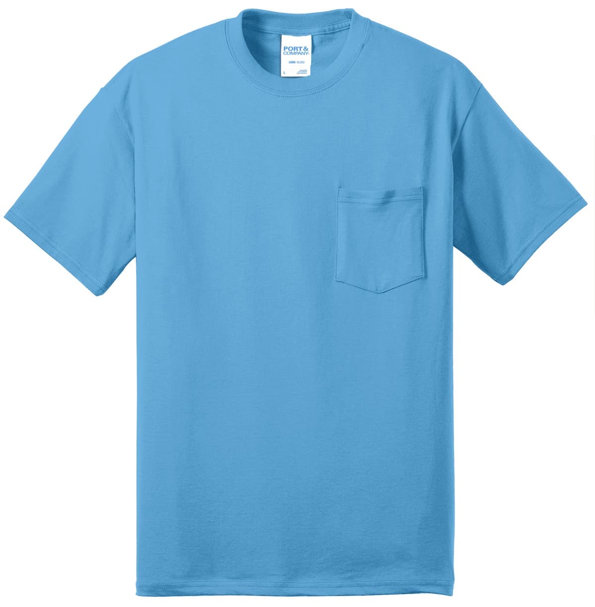 Port & Co Core Blend Pocket Tee