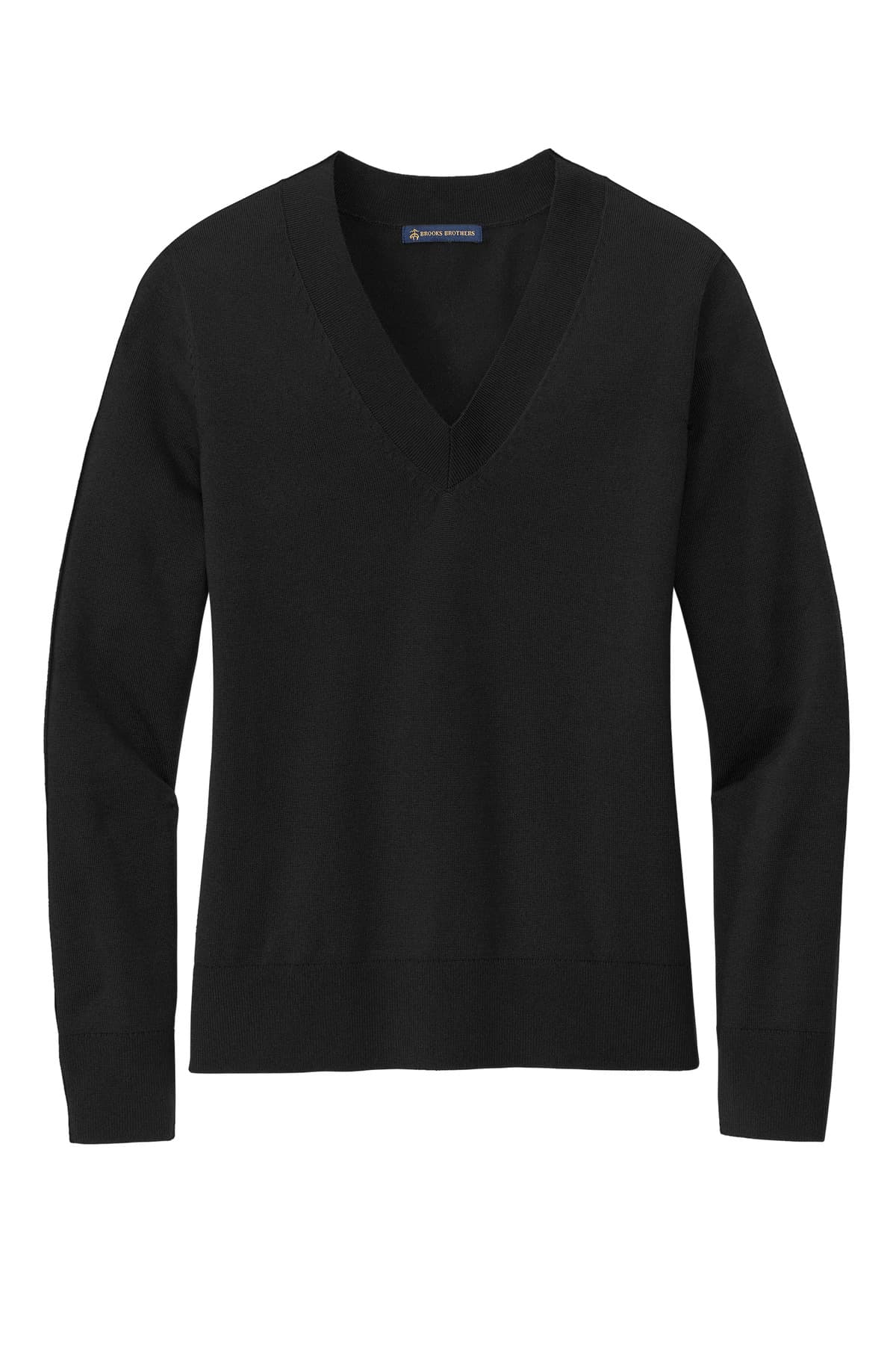 Brooks Brothers Women's Cotton Stretch V-Neck Sweater